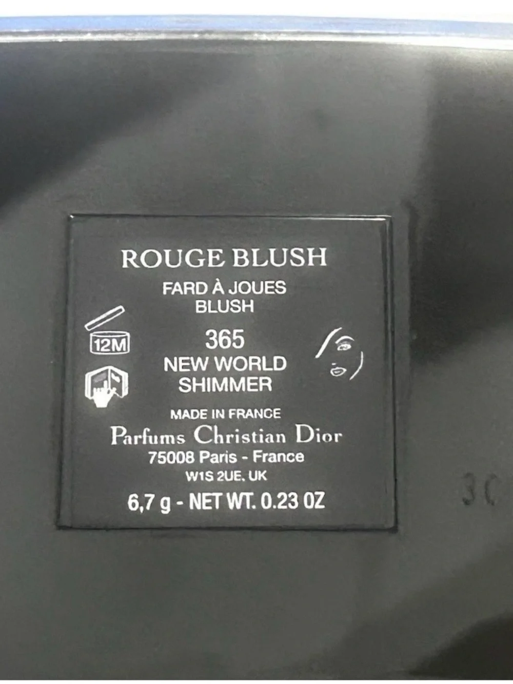 DIOR Rouge Blush- 365 New World Shimmer